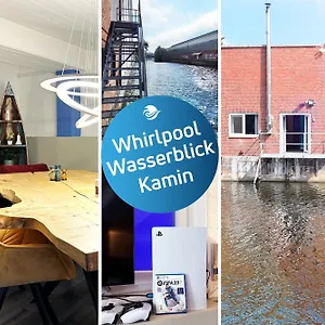 Exklusives Hafen-appartement Mit Whirlpool, Mit Wasserblick, City-nah & Eigenem Parkplatz Apartment